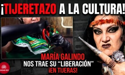 Tijeras, performance y contradicciones: María Galindo le declara la guerra al tipoy oriental para «liberarnos»